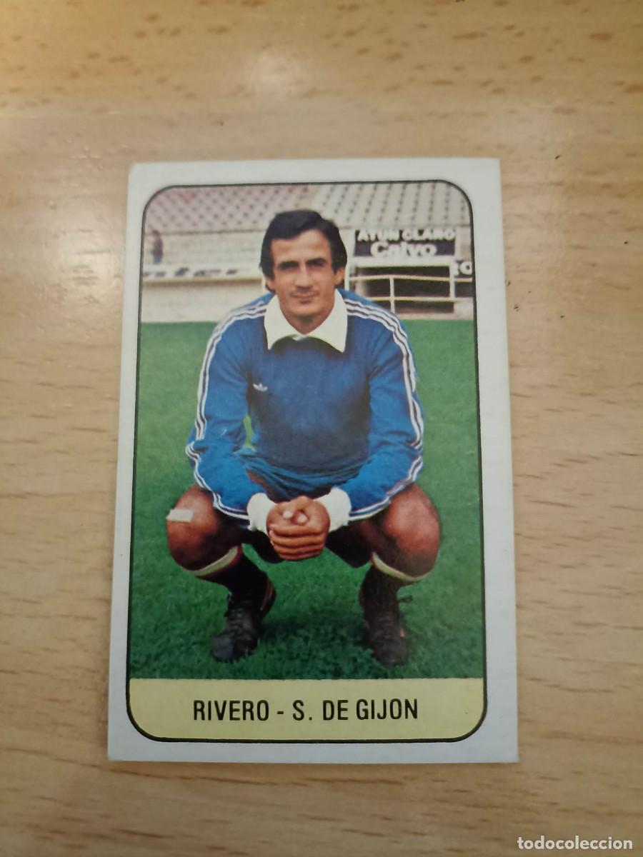 Cromos de f&uacute;tbol: Cromo liga este 78/79. Rivero. Sporting. - Foto 1
