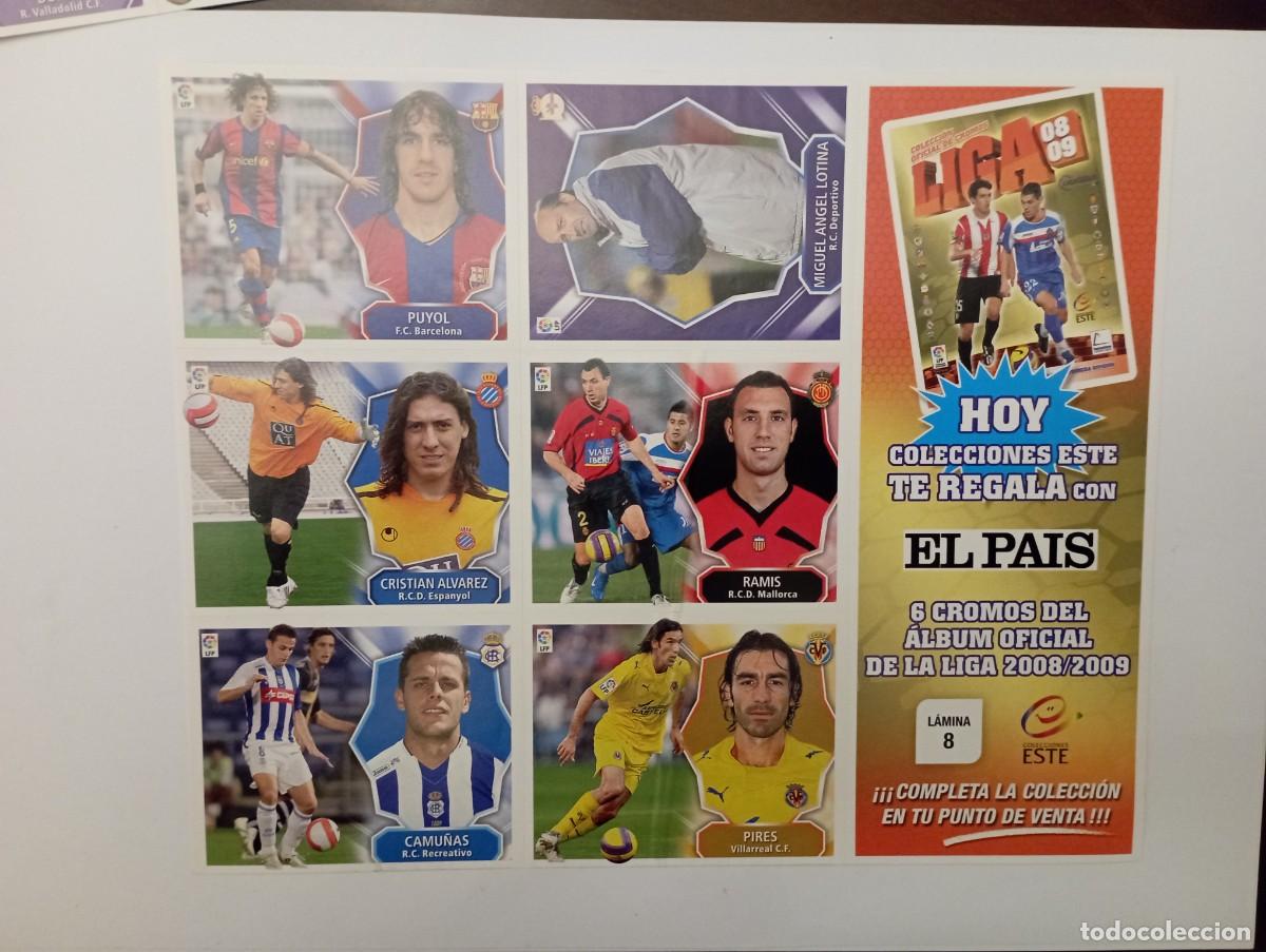 Cromos de F&uacute;tbol: CROMOS LIGA ESPA&Ntilde;OLA DE FUTBOL EDICIONES ESTE TEMPORADA 2008 2009 INCLUYE CARLES PUYOL
