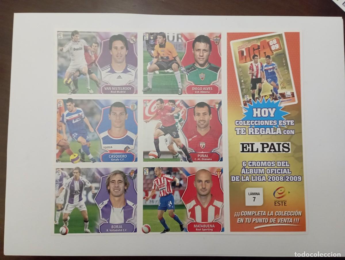 Cromos de F&uacute;tbol: CROMOS LIGA ESPA&Ntilde;OLA DE FUTBOL EDICIONES ESTE TEMPORADA 2008 2009 INCLUYE VAN NISTELROOY