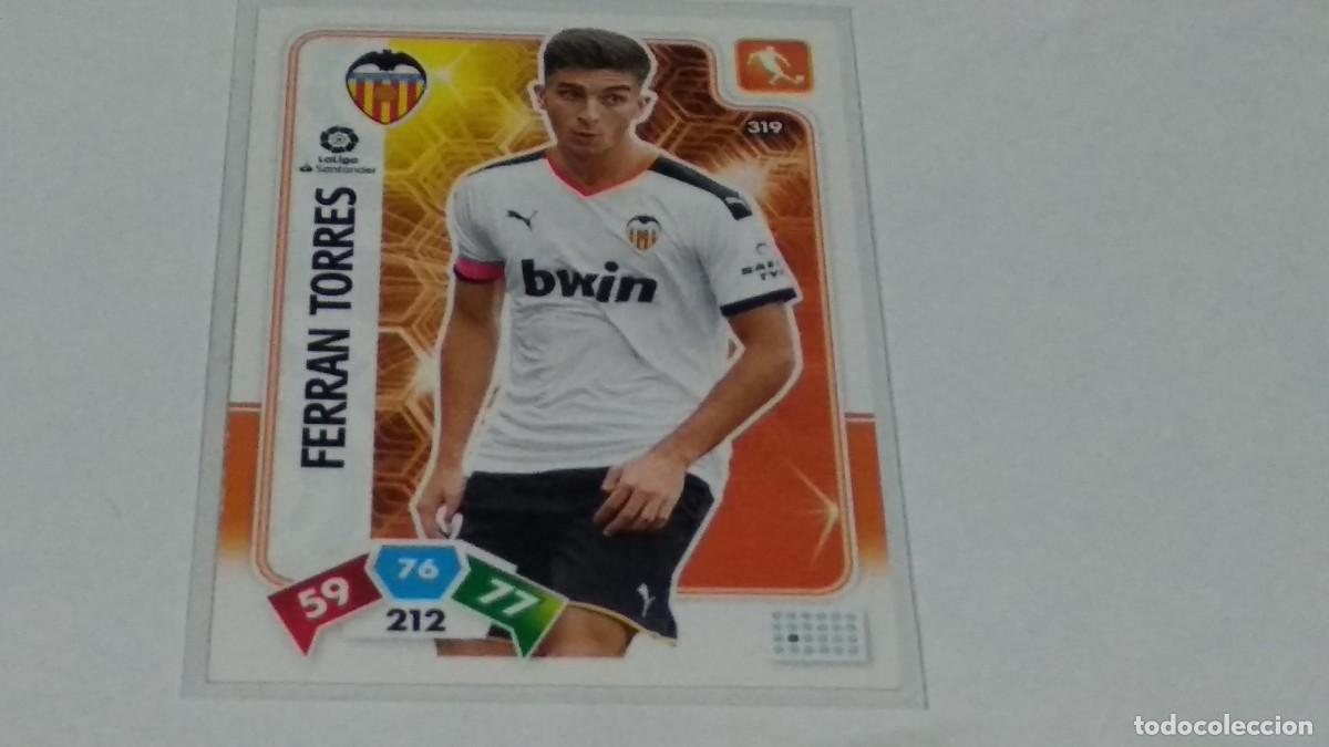 Cromos de f&uacute;tbol: ADRENALYN XL 2019 2020 19 20 PANINI FERRAN TORRES N&ordm; 319 VALENCIA - CROMO LIGA F&Uacute;TBOL