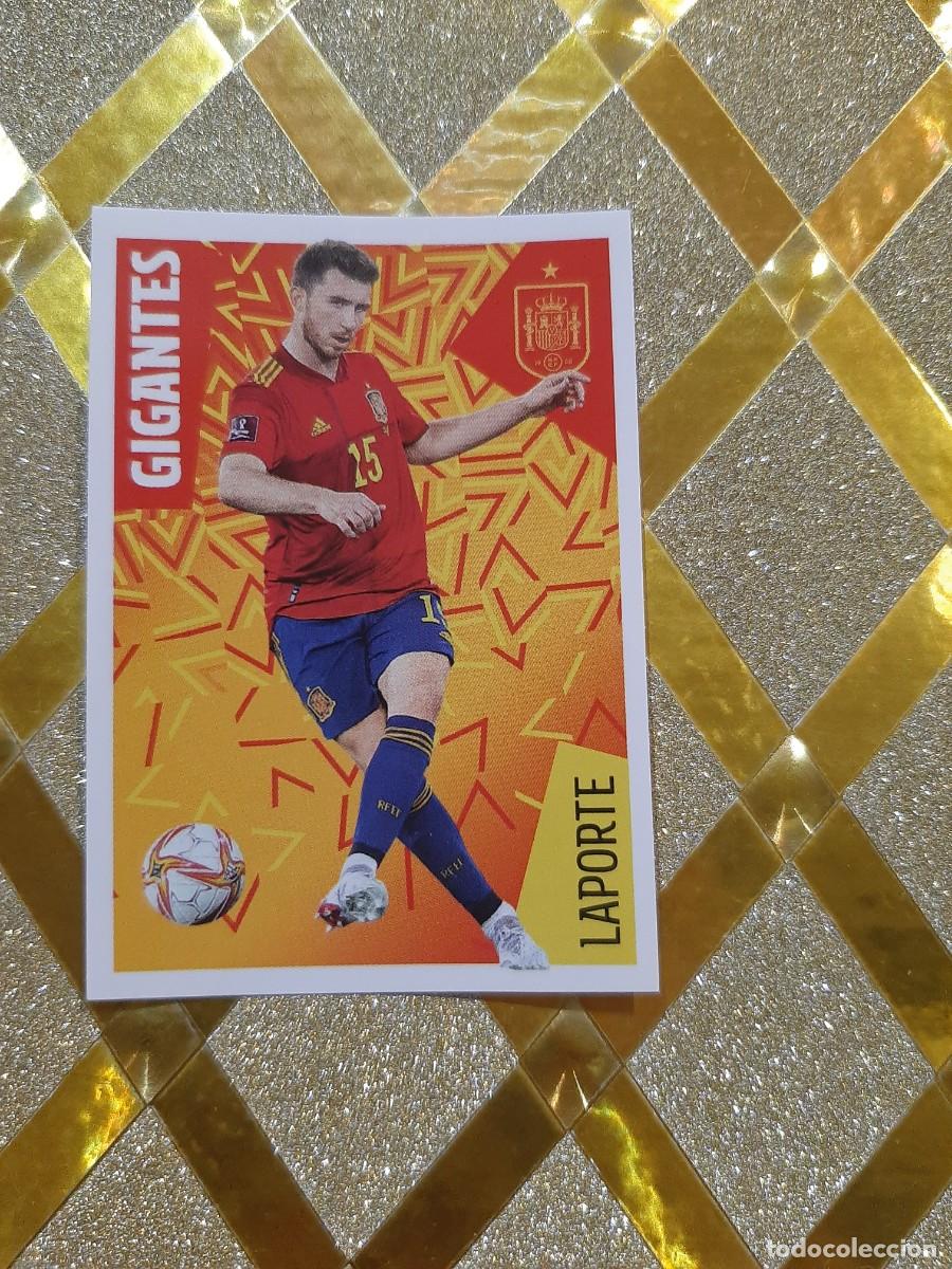 Cromos de f&uacute;tbol: CROMO DE FUTBOL NUMERO 16 LAPORTE LOS IDOLOS DE LA ROJA CRACKS MUNDIALES CARREFOUR PANINI !