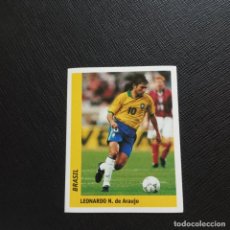 Cromos de Fútbol: LEONARDO BRASIL DS FRANCIA 1998 MUNDIAL WORLD CROMO FUTBOL 98 - SIN PEGAR - 28. Lote 379310839