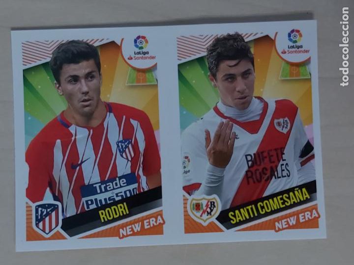 Football Stickers: 14 CROMO RODRI -SANTI COMESA&Ntilde;A - ESTE 2018 19 - 18 19 - CROMO SIN PEGAR - NEW ERA