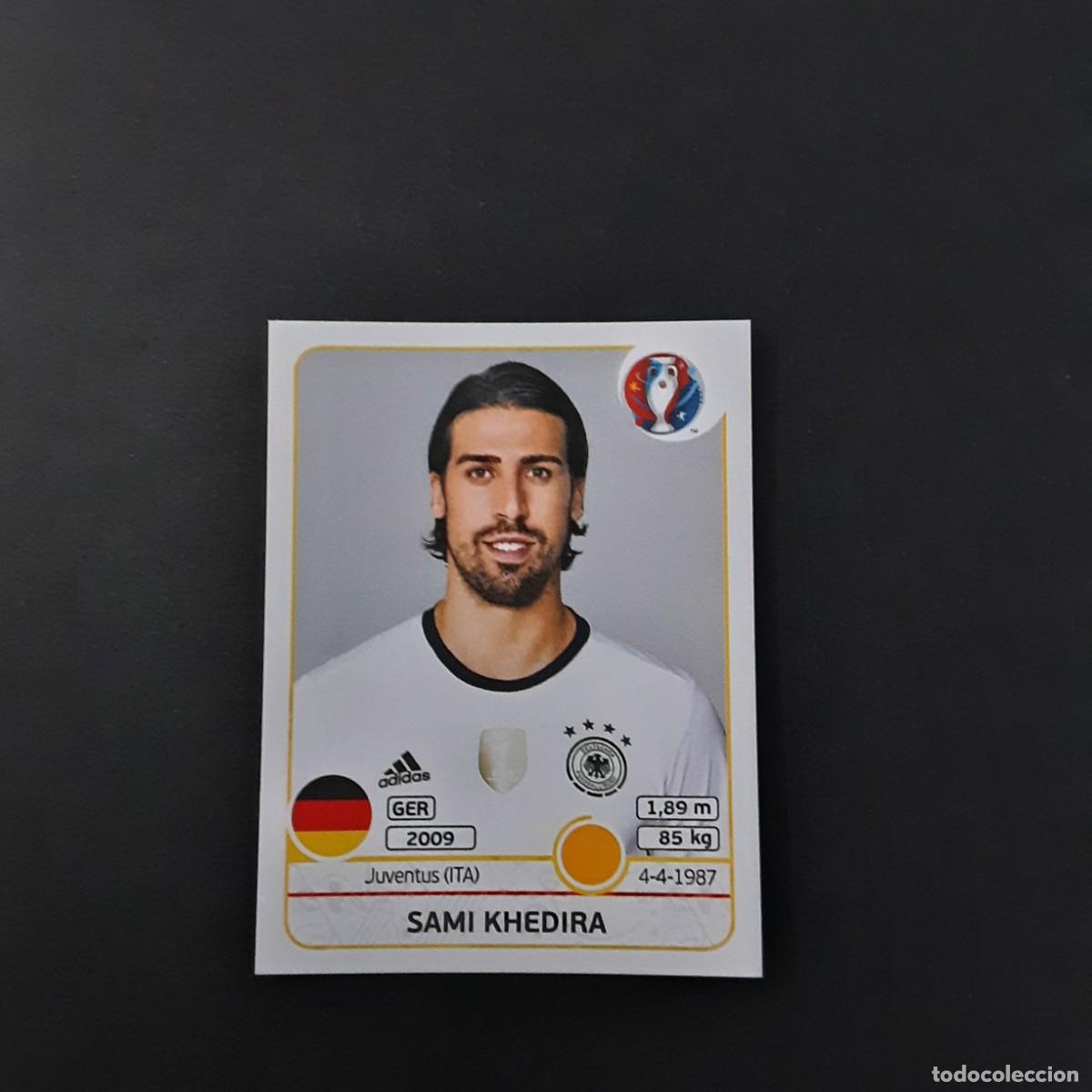 Football Stickers: CROMO FUTBOL EURO 2016 PANINI 248.KHEDIRA-ALEMANIA-NUNCA PEGADO