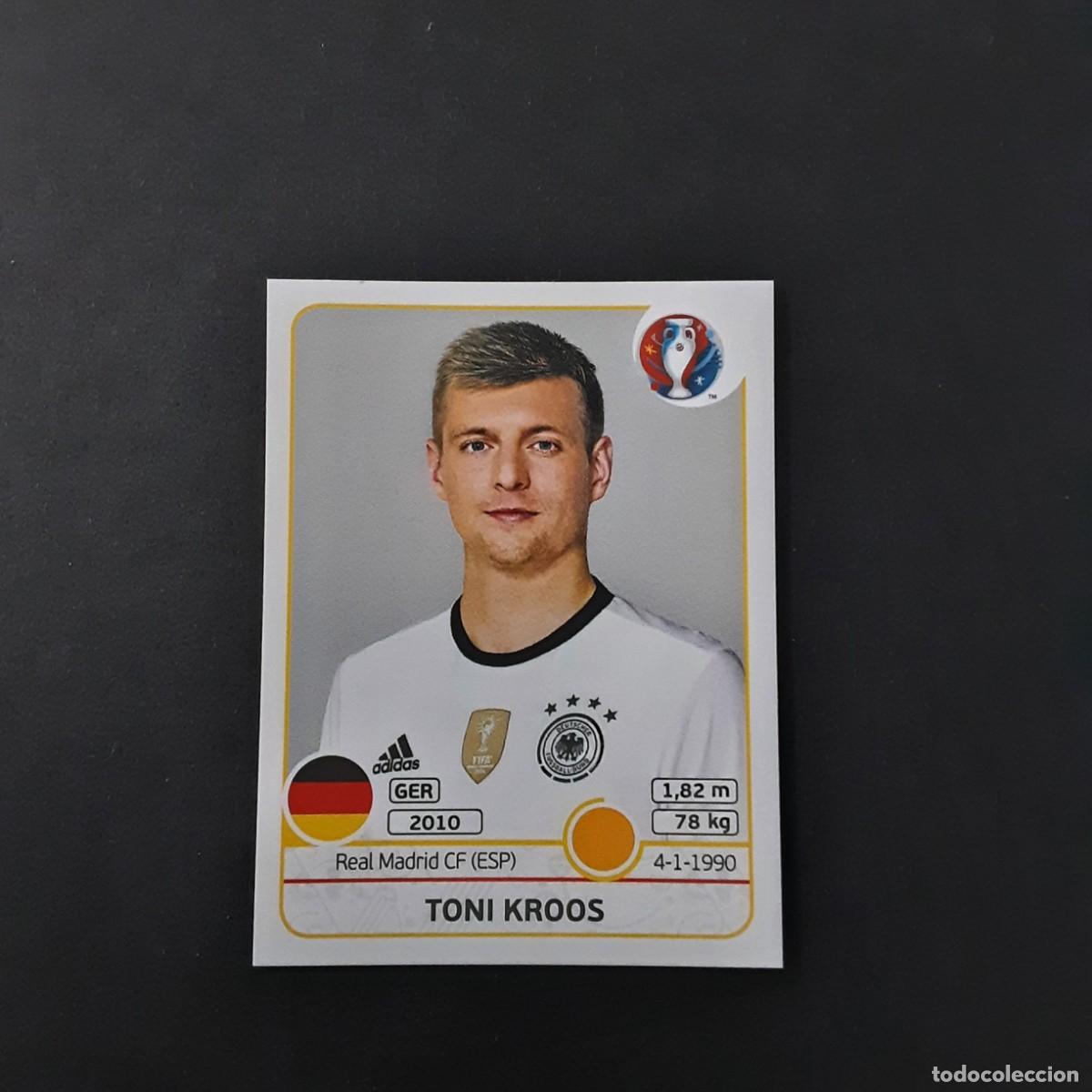 Cromos de F&uacute;tbol: CROMO FUTBOL EURO 2016 PANINI 249.KROOS-ALEMANIA-NUNCA PEGADO