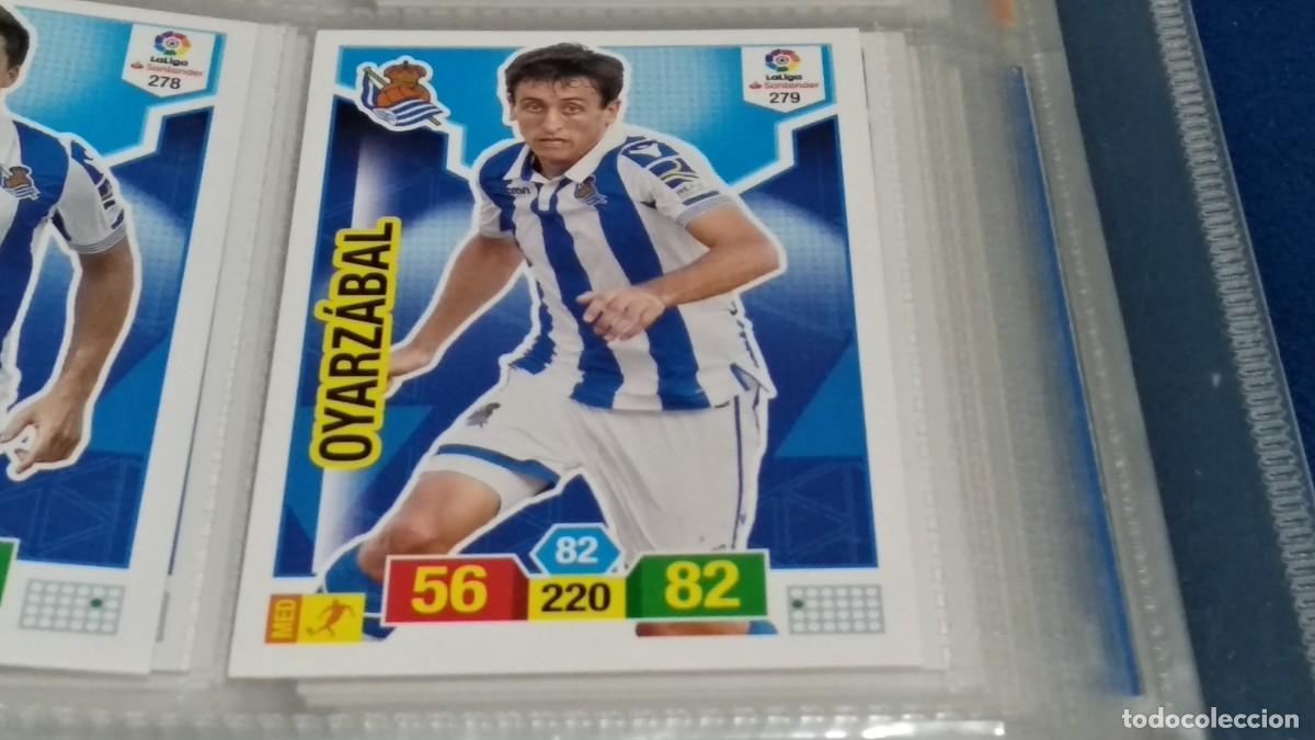 Cromos de f&uacute;tbol: OYARZ&Aacute;BAL N&ordm; 279 REAL SOCIEDAD ADRENALYN XL 2018 2019 18 19 &Aacute;LBUM CROMO LIGA F&Uacute;TBOL