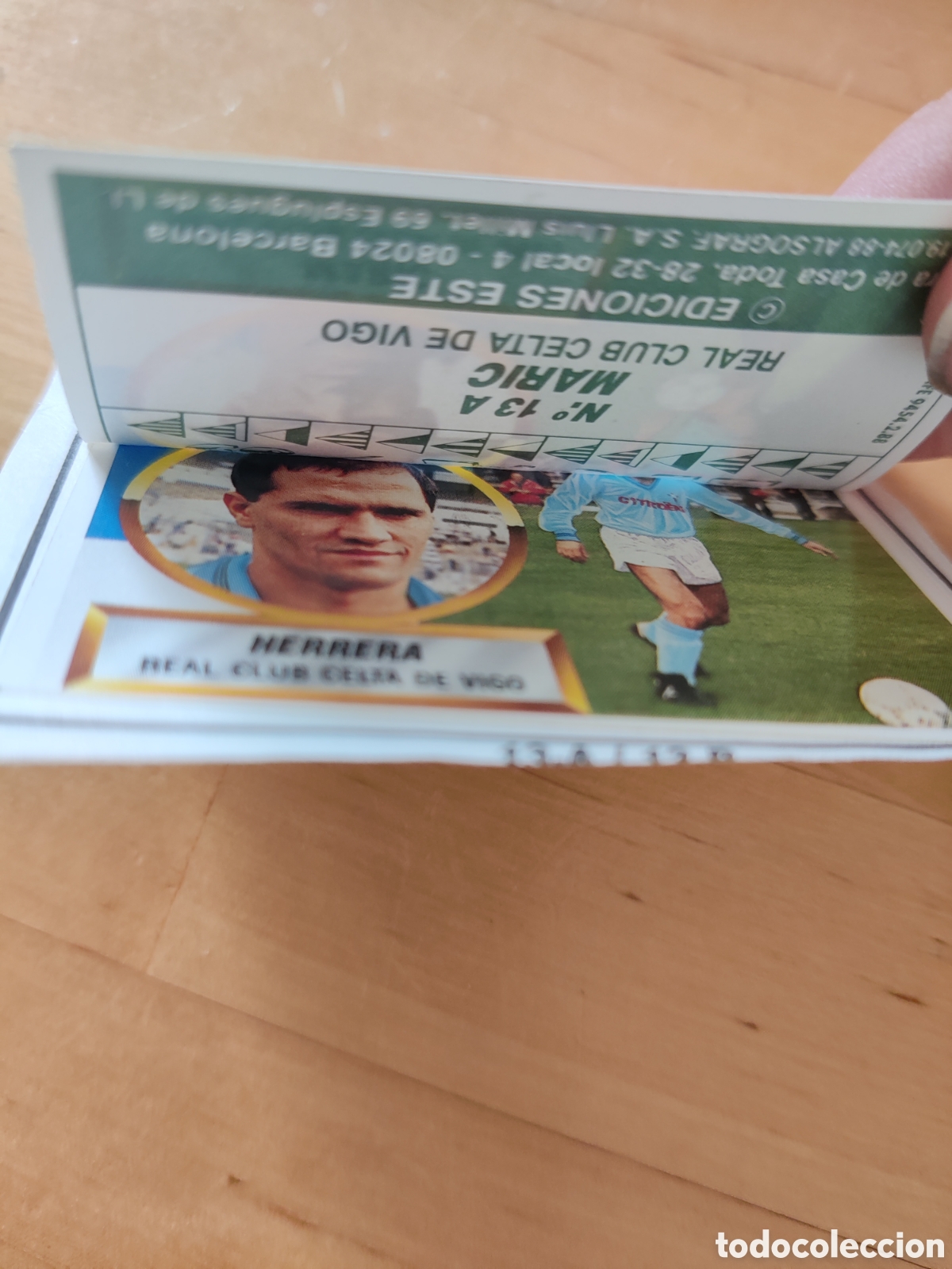 Cromos de f&uacute;tbol: maric celta este 1988 1989 88 89 ventanilla - Foto 2