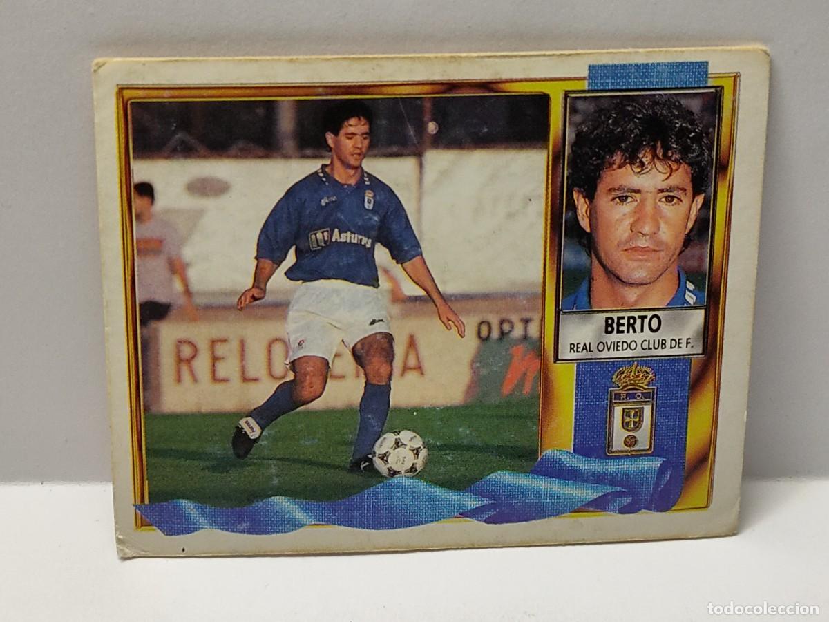 Fu&szlig;ball-Sticker: Cromo Liga Este 95/96 - OVIEDO - BERTO no pegado