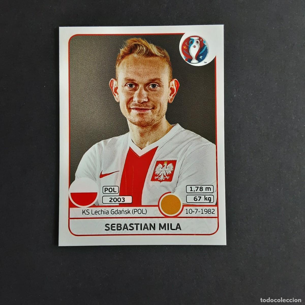Cromos de f&uacute;tbol: CROMO FUTBOL EURO 2016 PANINI 307.MILA-POLONIA-NUNCA PEGADO