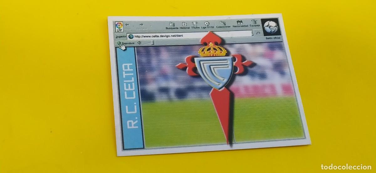 Cromos de f&uacute;tbol: ESCUDO CELTA VIGO ESTE 01 02 2001 2002 - Foto 1
