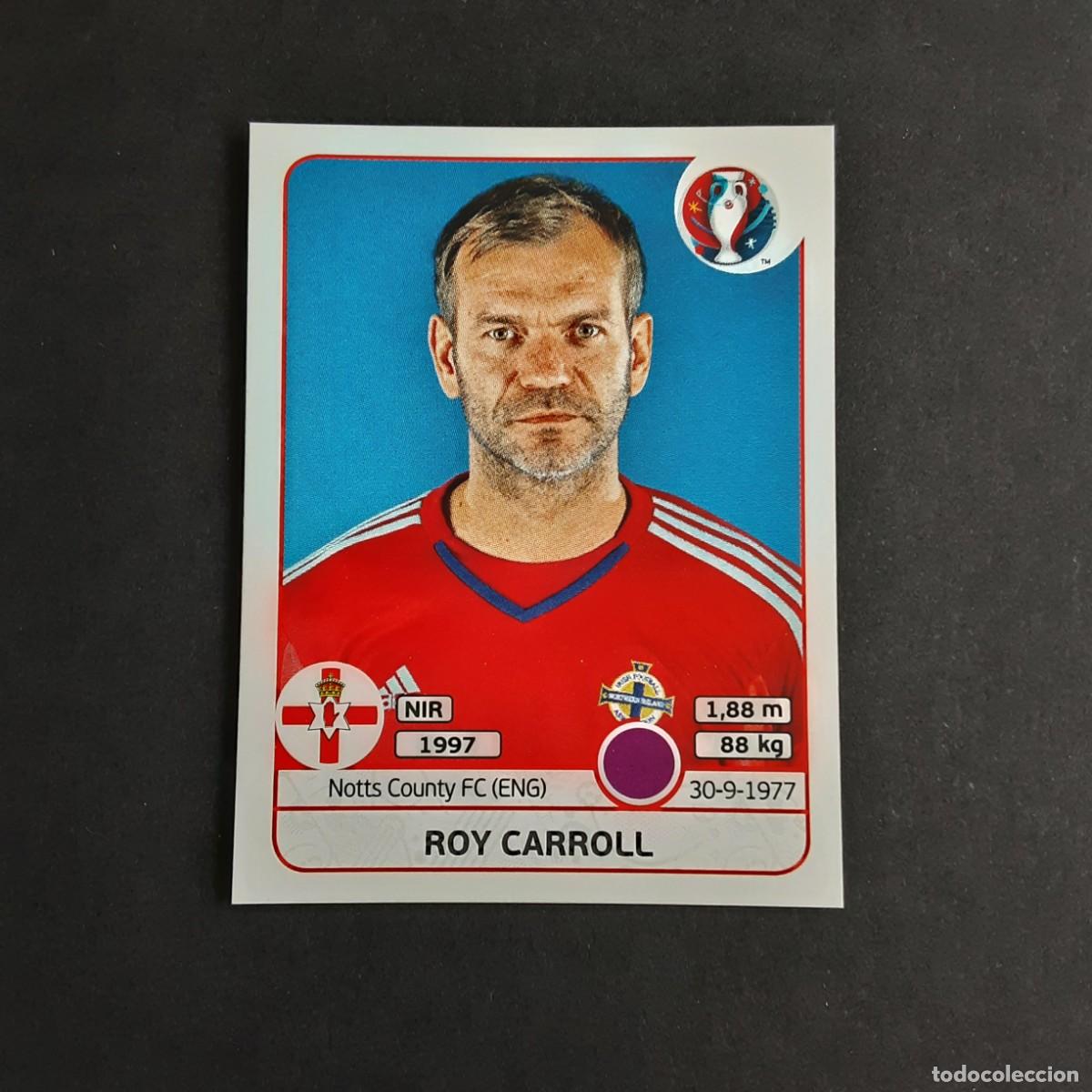 Cromos de f&uacute;tbol: CROMO FUTBOL EURO 2016 PANINI 326.CARROLL-IRLANDA DEL NORTE-NUNCA PEGADO