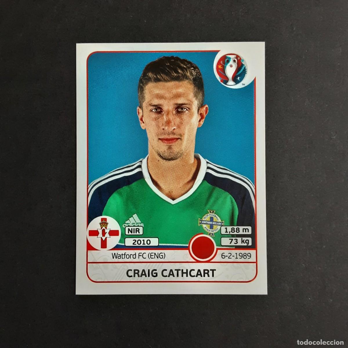 Cromos de f&uacute;tbol: CROMO FUTBOL EURO 2016 PANINI 332.CATHCART-IRLANDA DEL NORTE-NUNCA PEGADO