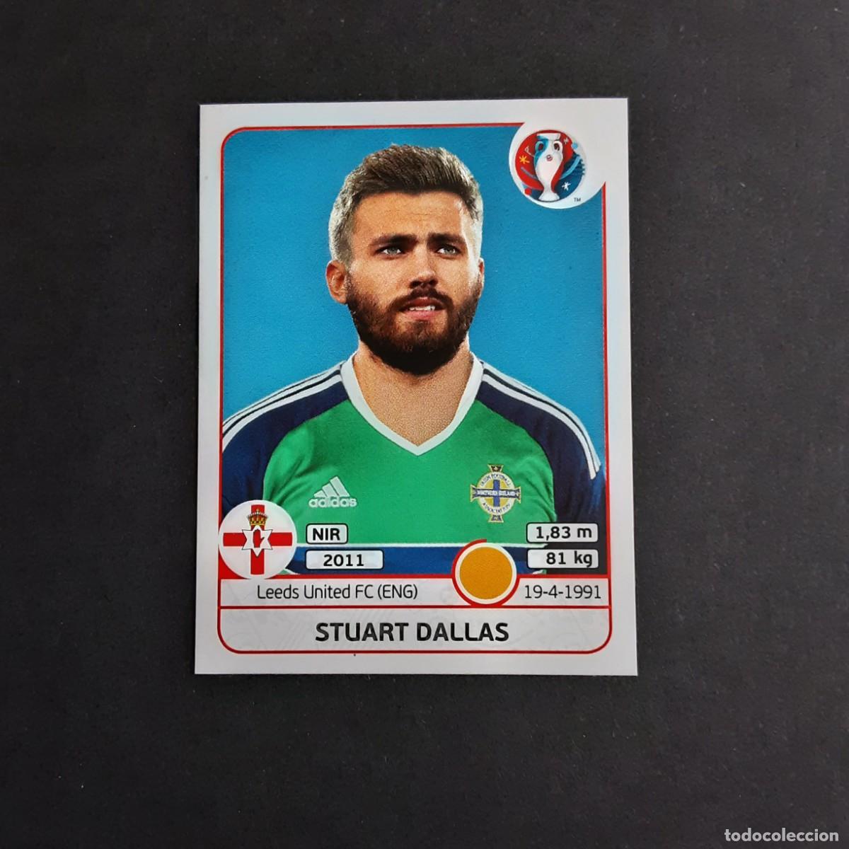 Football Stickers: CROMO FUTBOL EURO 2016 PANINI 337.DALLAS-IRLANDA DEL NORTE-NUNCA PEGADO