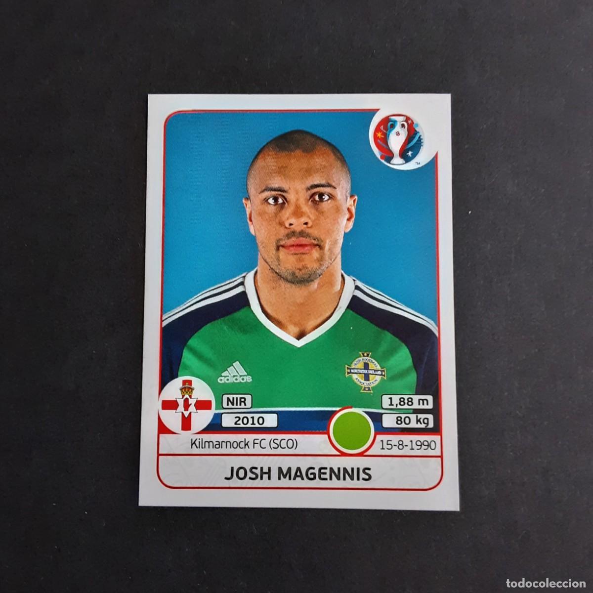 Football Stickers: CROMO FUTBOL EURO 2016 PANINI 343.MAGENNIS-IRLANDA DEL NORTE-NUNCA PEGADO