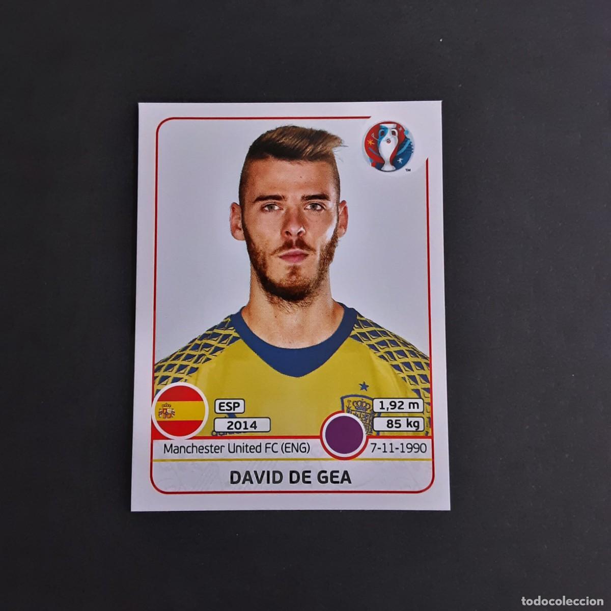 Cromos de f&uacute;tbol: CROMO FUTBOL EURO 2016 PANINI 354.DE GEA-ESPA&Ntilde;A-NUNCA PEGADO