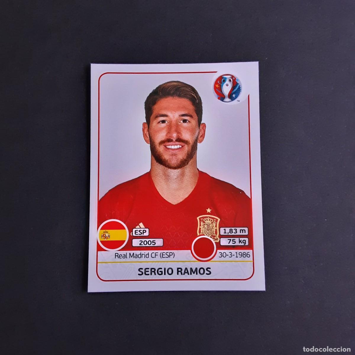 Cromos de F&uacute;tbol: CROMO FUTBOL EURO 2016 PANINI 355.SERGIO RAMOS-ESPA&Ntilde;A-NUNCA PEGADO