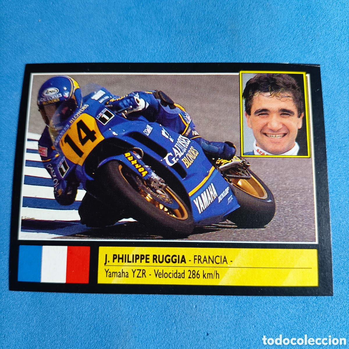 Cromos de F&uacute;tbol: (69.19) CROMO ALBUM: SUPER MOTO. MOTOR 16 - ED. ESTE 1990 - N&deg;178 J. PHILIPPE RUGGIA