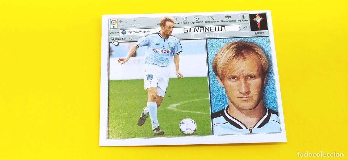 Cromos de f&uacute;tbol: GIOVANELLA CELTA VIGO ESTE 01 02 2001 2002 - Foto 1