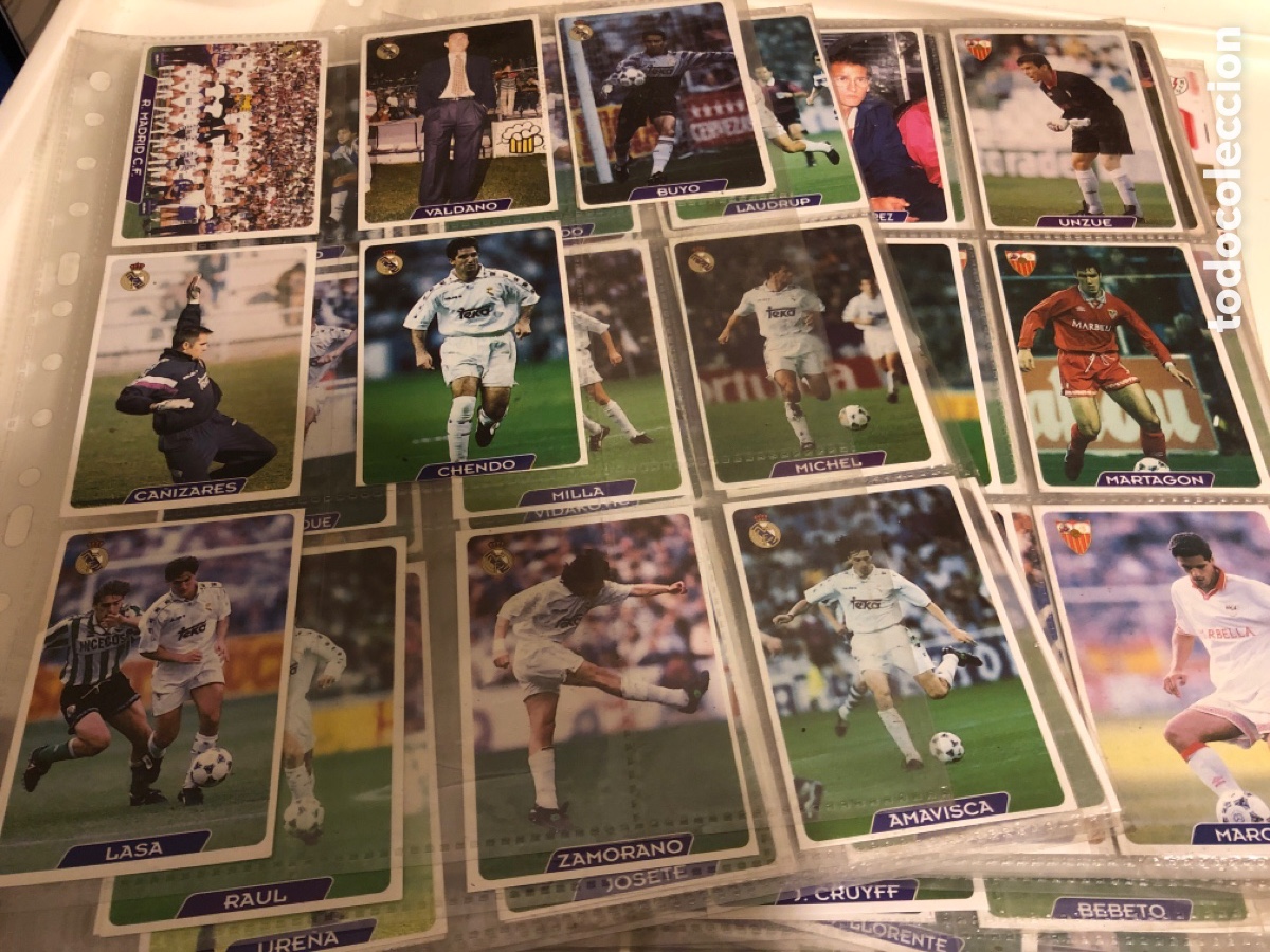Cromos de F&uacute;tbol: CROMO FICHA F&Uacute;TBOL LIGA 95 96 MUNDI CROMO SPORT PEDIR FALTAS 1&euro; POR UNIDAD