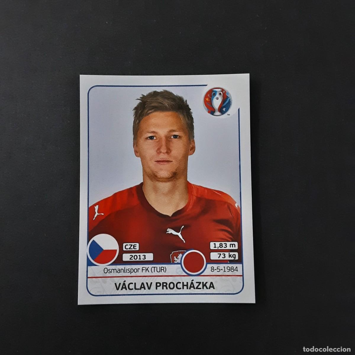 Cromos de f&uacute;tbol: CROMO FUTBOL EURO 2016 PANINI 387.PROCHAZKA-REPUBLICA CHECA-NUNCA PEGADO