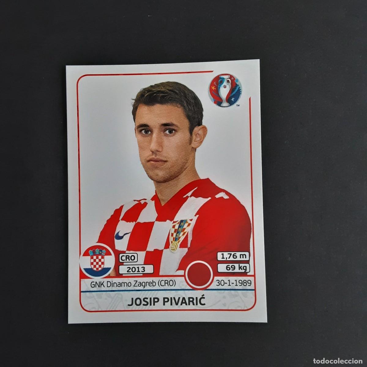 Cromos de f&uacute;tbol: CROMO FUTBOL EURO 2016 PANINI 444.PIVARIC-CROACIA-NUNCA PEGADO