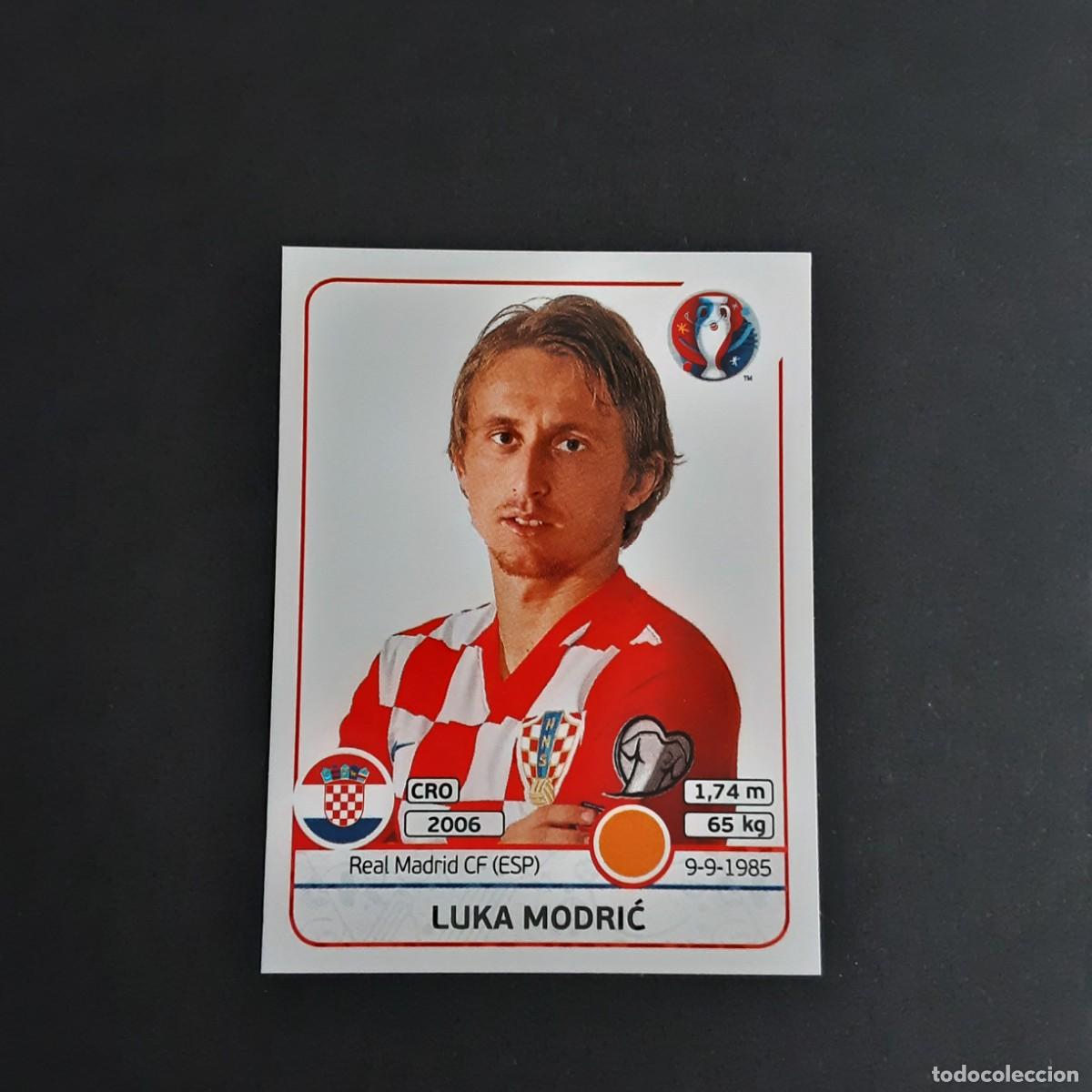 Cromos de F&uacute;tbol: CROMO FUTBOL EURO 2016 PANINI 448.MODRIC-CROACIA-NUNCA PEGADO