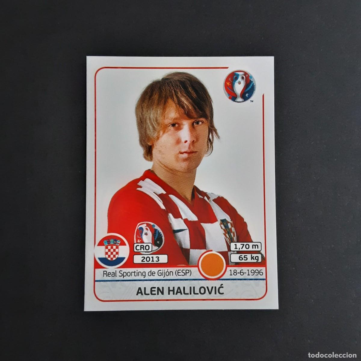 Cromos de f&uacute;tbol: CROMO FUTBOL EURO 2016 PANINI 452.HALILOVIC-CROACIA-NUNCA PEGADO