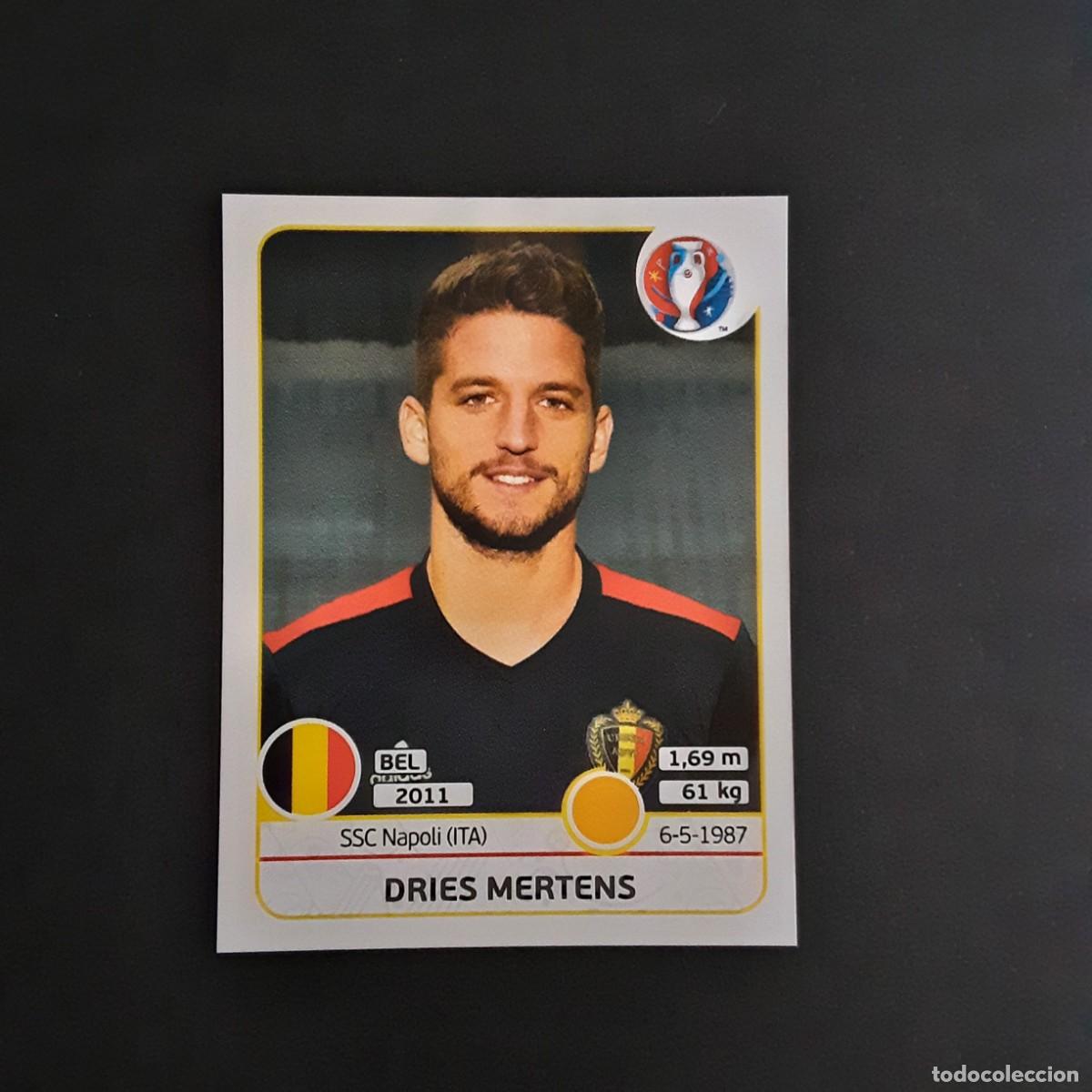 Cromos de f&uacute;tbol: CROMO FUTBOL EURO 2016 PANINI 478.MERTENS-BELGICA-NUNCA PEGADO