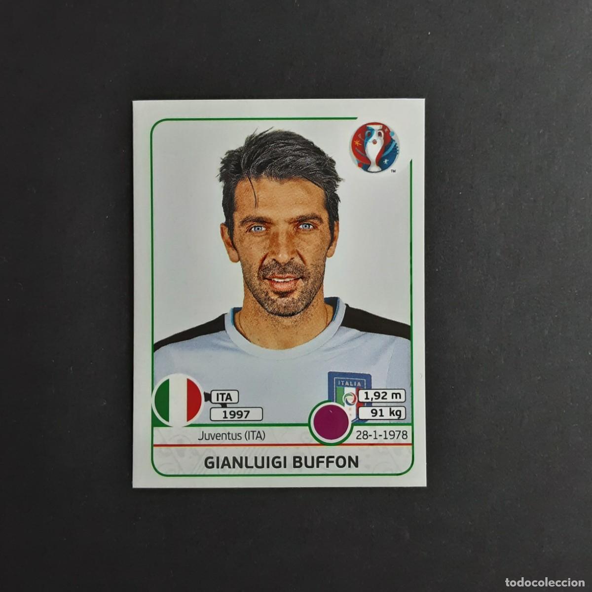Cromos de F&uacute;tbol: CROMO FUTBOL EURO 2016 PANINI 497.BUFFON-ITALIA-NUNCA PEGADO