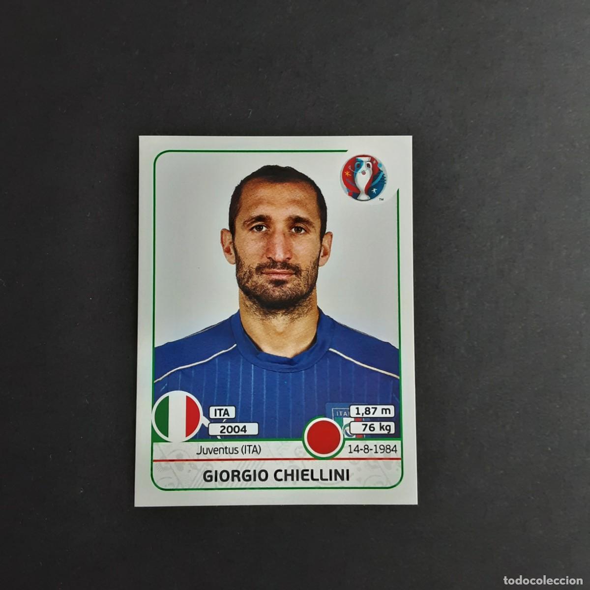 Cromos de F&uacute;tbol: CROMO FUTBOL EURO 2016 PANINI 500.CHIELLINI-ITALIA-NUNCA PEGADO