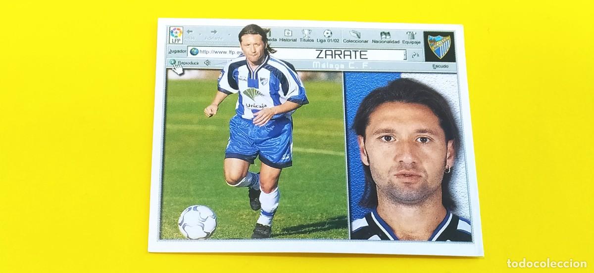 Cromos de f&uacute;tbol: ZARATE MALAGA ESTE 01 02 2001 2002 - Foto 1