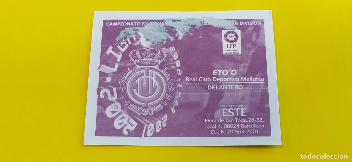 Cromos de f&uacute;tbol: ETO&acute;O MALLORCA ESTE 01 02 2001 2002 - Foto 2