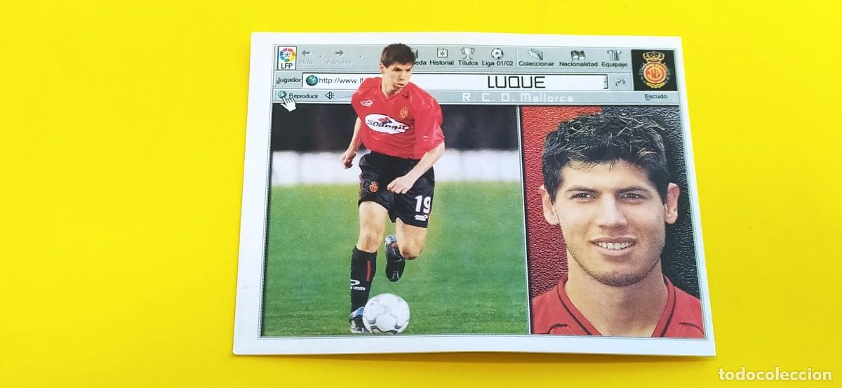 Cromos de f&uacute;tbol: LUQUE MALLORCA ESTE 01 02 2001 2002 - Foto 1