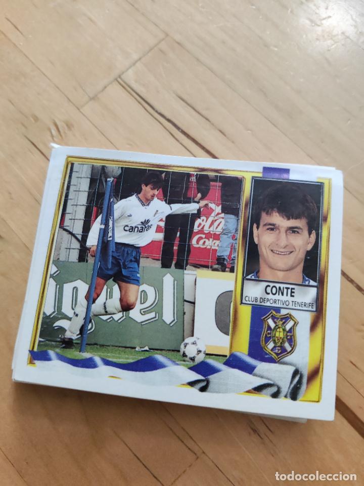 Cromos de f&uacute;tbol: conte tenerife este 1995 1996 95 96 ventanilla buena - Foto 1