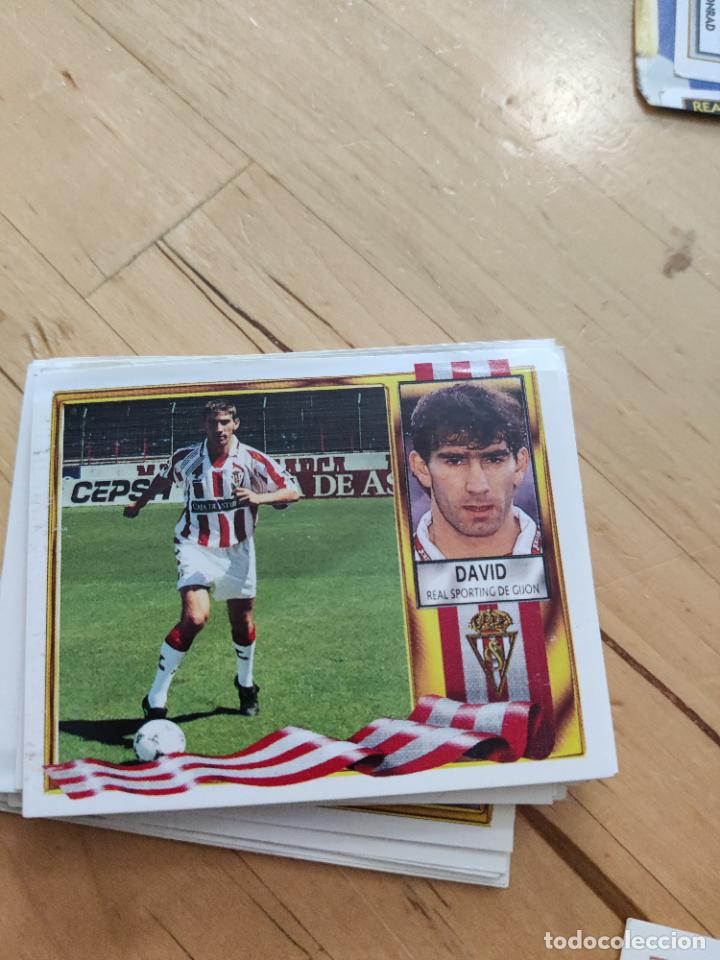 Cromos de f&uacute;tbol: david sporting de gijon este 1995 1996 95 96 ventanilla buena - Foto 1