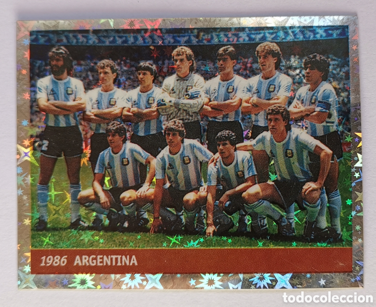 Cromos de F&uacute;tbol: Cromo 12 Selecci&oacute;n Argentina Incluye Maradona - F&uacute;tbol World Cup France 98 DS
