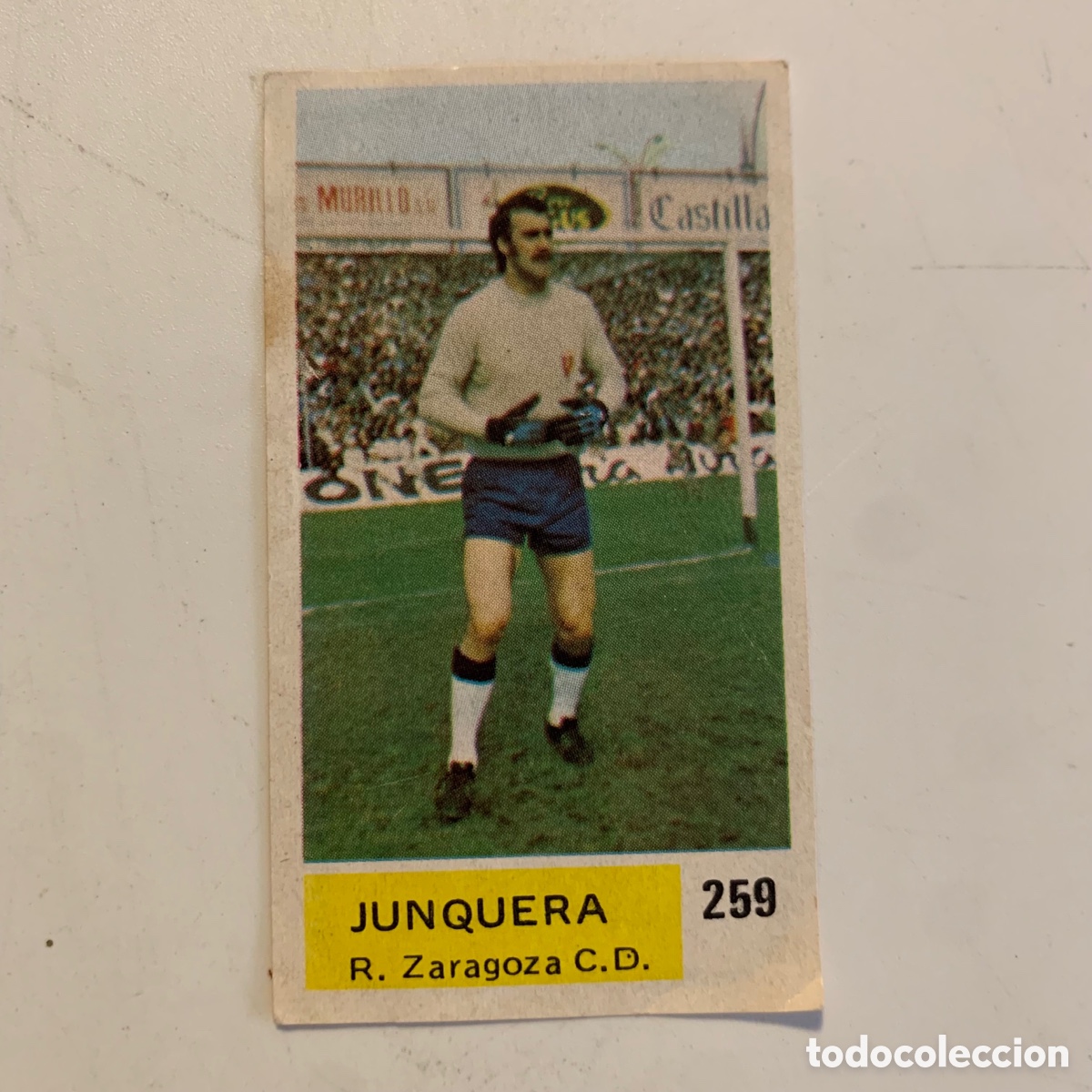 Cromos de F&uacute;tbol: cromo del album campeonato nacional de liga 1&ordf; 2&ordf; division 1976 1977 ediciones estadio junquera 259