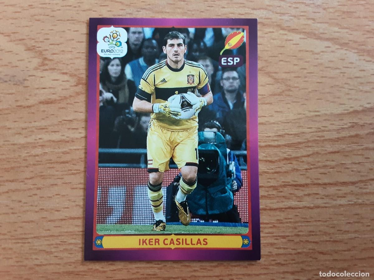 Cartes &agrave; collectionner de Football: CROMO FUTBOL EURO 2012 PANINI 307.CASILLAS-ESPA&Ntilde;A-NUNCA PEGADO