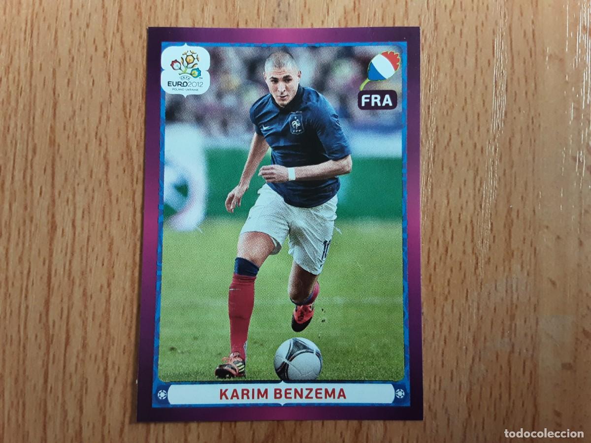 Cromos de F&uacute;tbol: CROMO FUTBOL EURO 2012 PANINI 483.BENZEMA-FRANCIA-NUNCA PEGADO