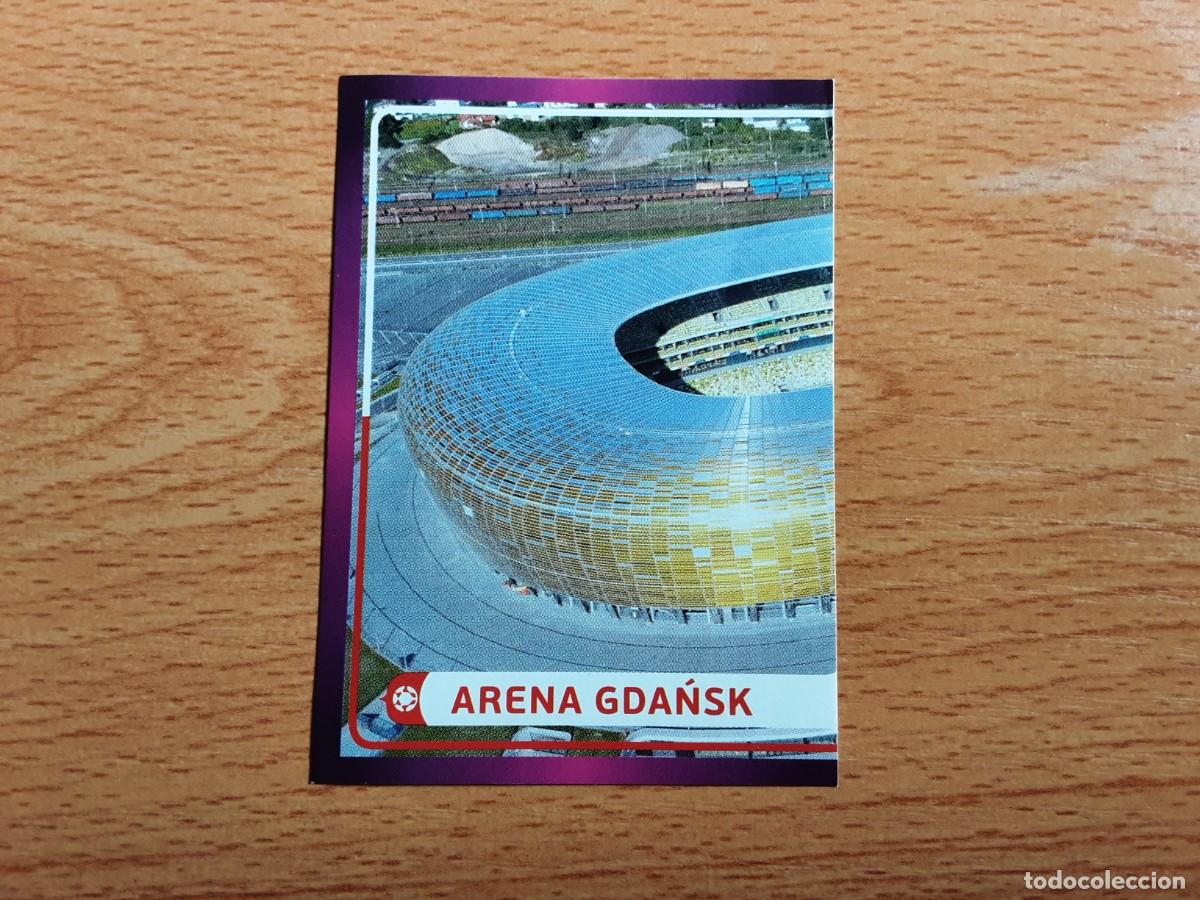 Cromos de f&uacute;tbol: CROMO FUTBOL EURO 2012 PANINI 8.ARENA GDANSK-NUNCA PEGADO