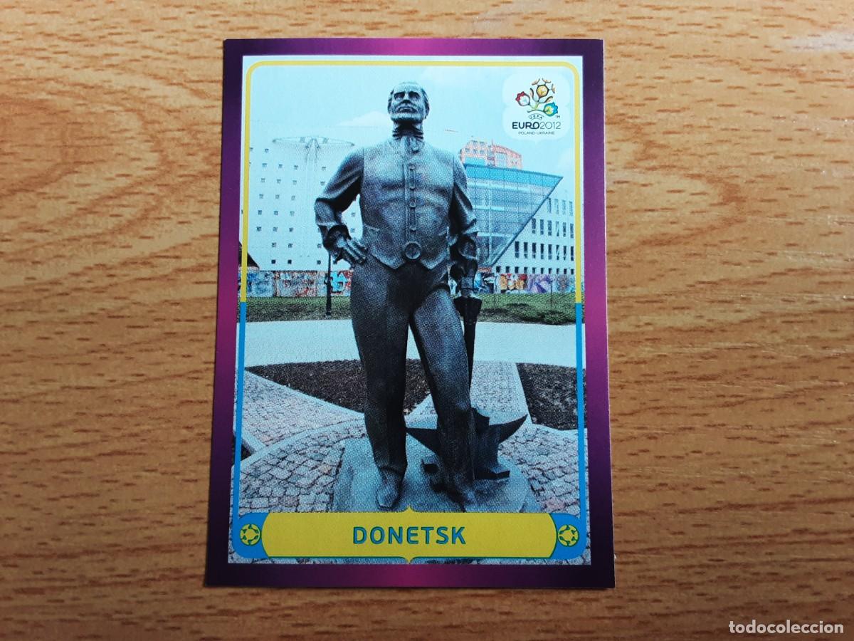 Football Stickers: CROMO FUTBOL EURO 2012 PANINI 18.DONETSK-NUNCA PEGADO