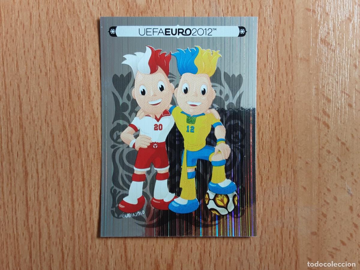 Cromos de f&uacute;tbol: CROMO FUTBOL EURO 2012 PANINI VERSION ALEMANA 3.MASCOTA-NUNCA PEGADO