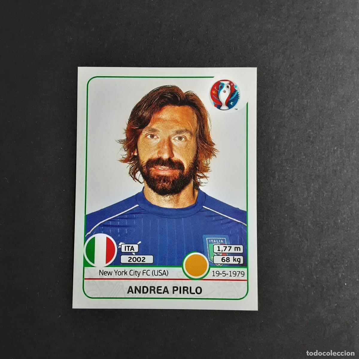 Football Stickers: CROMO FUTBOL EURO 2016 PANINI 505.PIRLO-ITALIA-NUNCA PEGADO