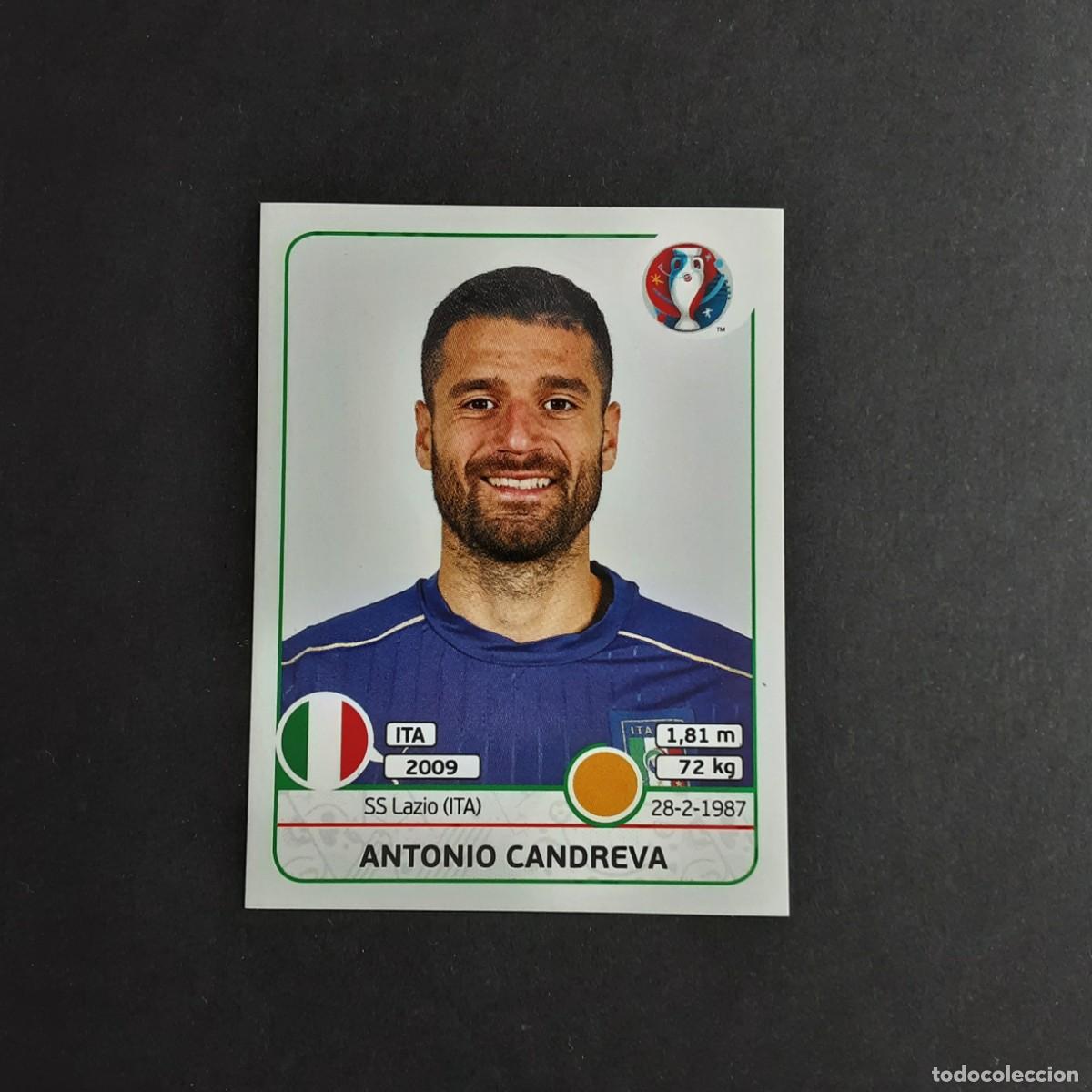 Cromos de f&uacute;tbol: CROMO FUTBOL EURO 2016 PANINI 511.CANDREVA-ITALIA-NUNCA PEGADO