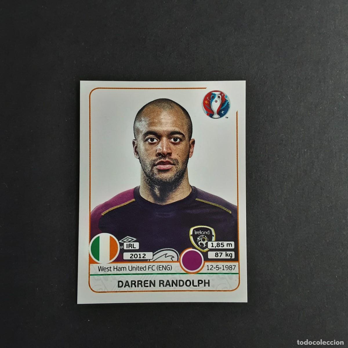 Cromos de f&uacute;tbol: CROMO FUTBOL EURO 2016 PANINI 518.RANDOLPH-REPUBLICA DE IRLANDA-NUNCA PEGADO