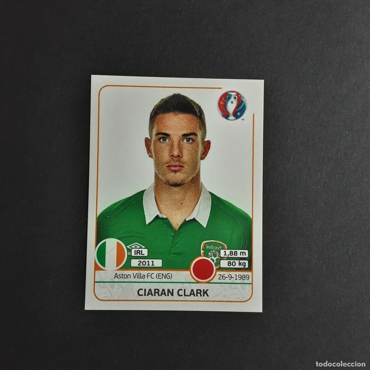 Cromos de f&uacute;tbol: CROMO FUTBOL EURO 2016 PANINI 524.CLARK-REPUBLICA DE IRLANDA-NUNCA PEGADO