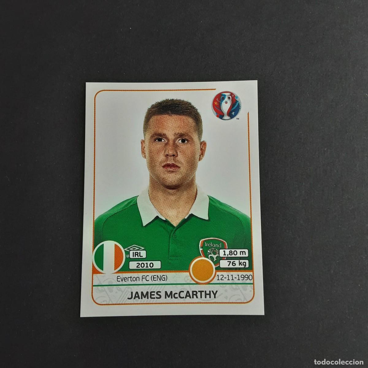 Cromos de F&uacute;tbol: CROMO FUTBOL EURO 2016 PANINI 527.McCARTHY-REPUBLICA DE IRLANDA-NUNCA PEGADO