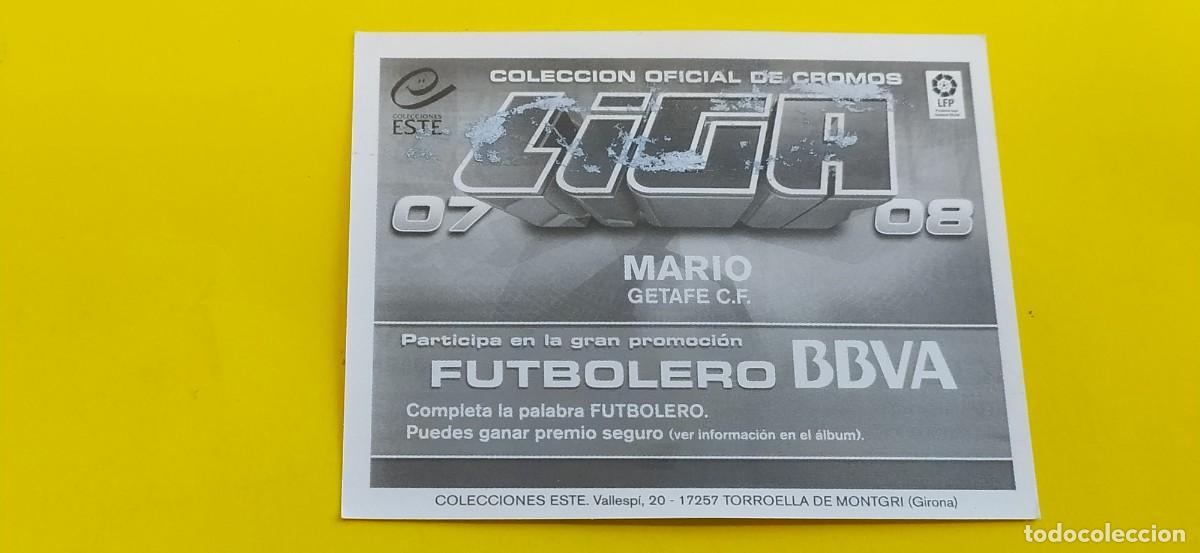 Cromos de f&uacute;tbol: MARIO GETAFE ESTE 07 08 2007 2008 - Foto 2