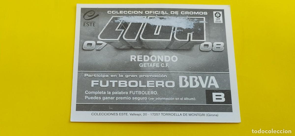 Cromos de f&uacute;tbol: REDONDO GETAFE ESTE 07 08 2007 2008 - Foto 2