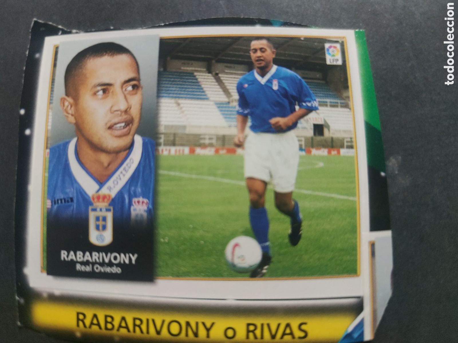 Cromos de f&uacute;tbol: ESTE 98-99: RABARIVONY- CROMO DIF&Iacute;CIL - Foto 2